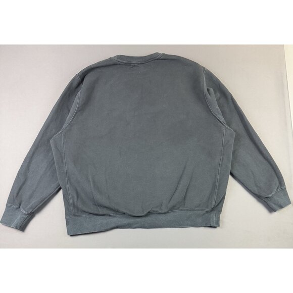 Nike Y2K Swoosh Black Crewneck Sweater 2XL Sports Gym Yoga Run Basketball - Picture 2 of 8